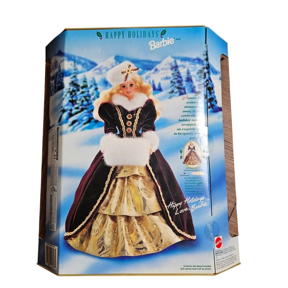 Mattel 1996 Happy Holidays Barbie Special Edition Hallmark Doll 15646‎ NIB